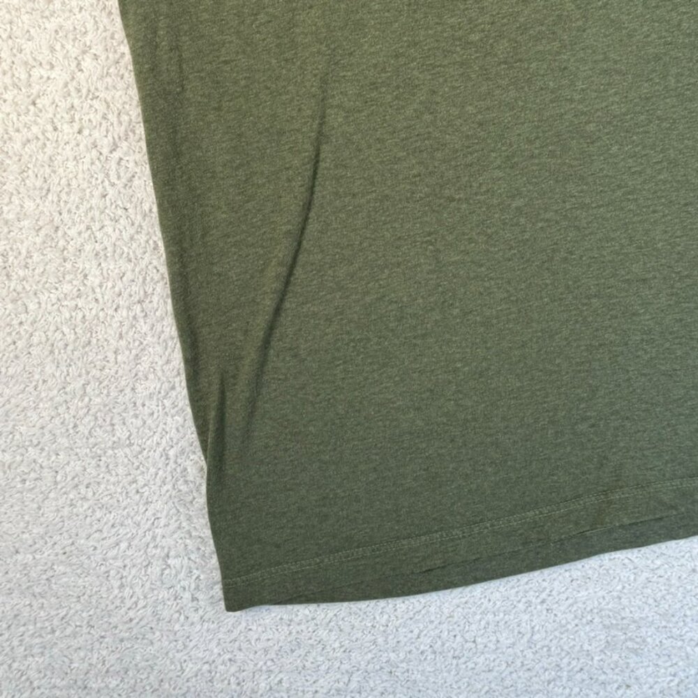 Gustin Mens Short Sleeve Tee T Shirt Green Size XL Workwear Basic Casual Cotton - Picture 4 of 9